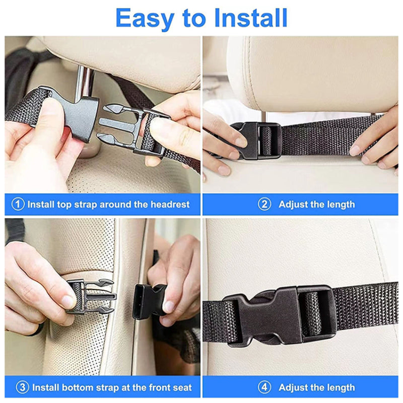 Car Back Seat Oxford Fabric Storage Bag and Seat Back Anti-Kick Mat Car Back Seat Oxford Fabric Storage Bag and Seat Back Anti-Kick Mat